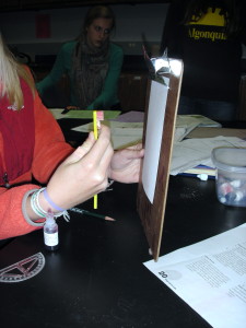 FOS III Students Learn how to Analyze Blood