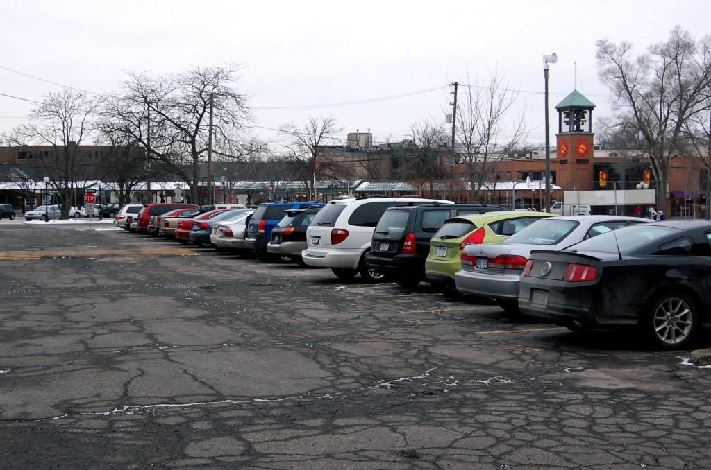 Community High Schools scarce student parking spaces