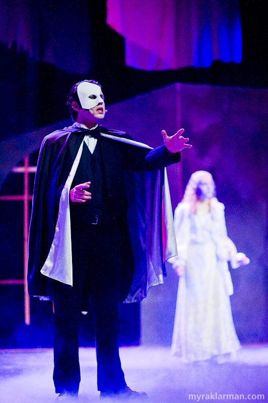 Community Junior Hank Miller played the role of the Phantom in the musical.