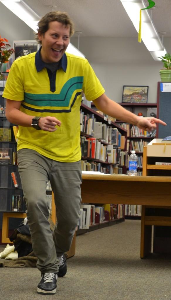 Poet Jon Sands visits CHS Poetry Club