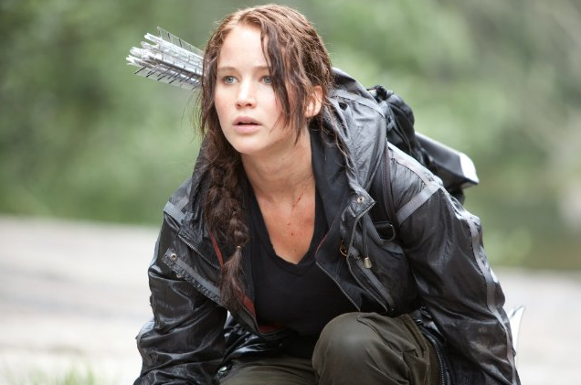 Jennifer Lawrence, a natural blond, was told to dye her hair brown to better portray Katniss. 