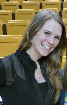 Casey Jo Magee as an assistant coach for Western Michigan University 
