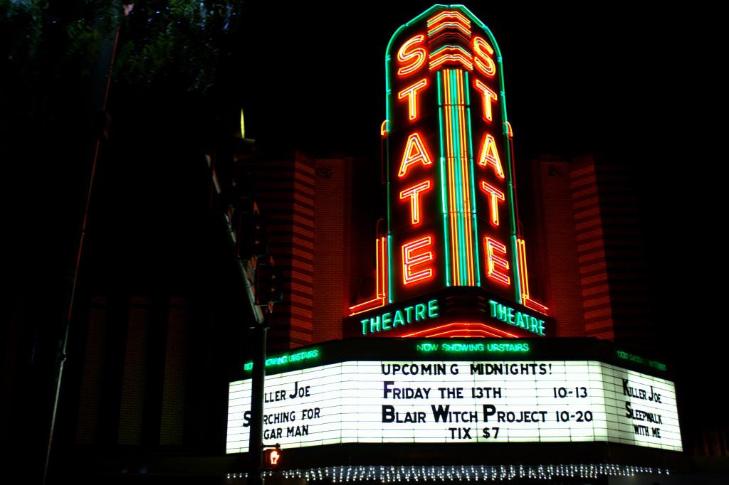 Upcoming Midnight Movies on the State Theater Marquee 