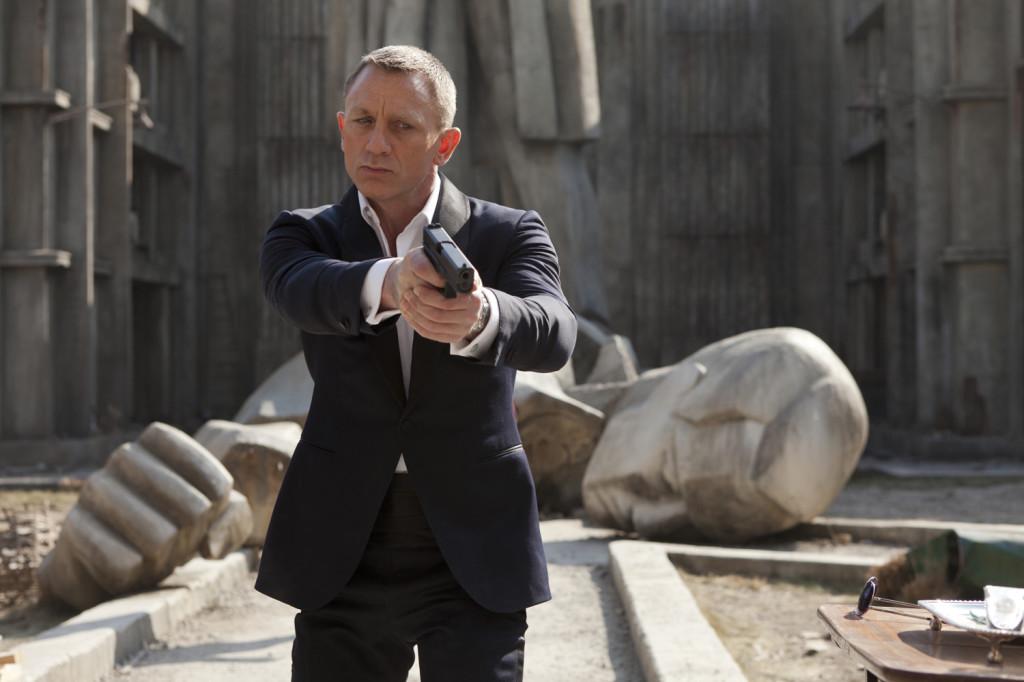 Still of Daniel Craig as James Bond in Skyfall.