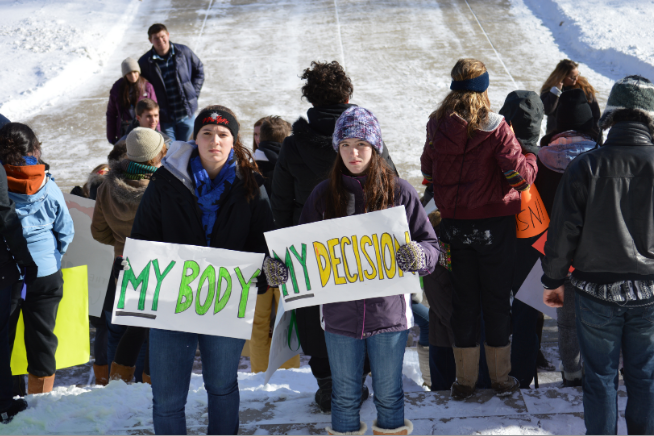 Students Protest Abortion Insurance Opt Out Act In Lansing