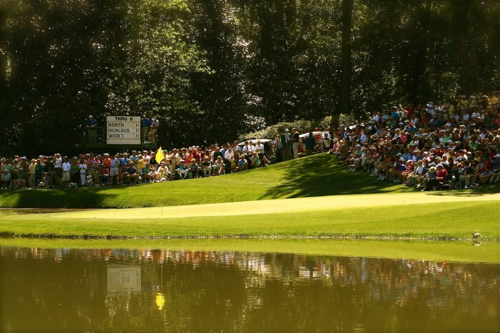 Spectators at the Masters.