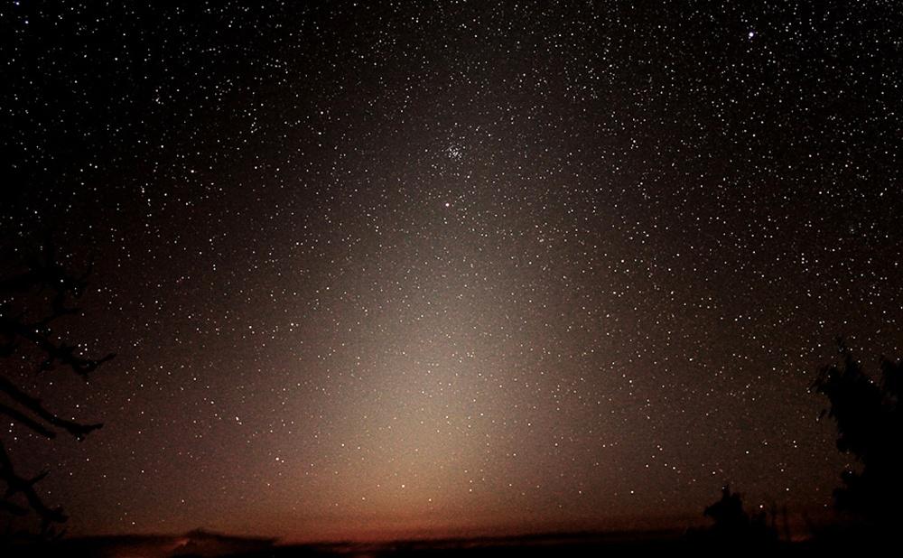 Zodiacal light will be visible just after dusk for just a few more days.