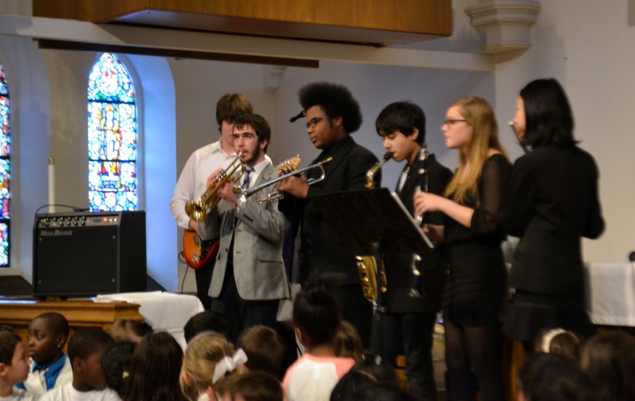 The CHS jazz band, Noodlers and Company played Mercy, Mercy, Mercy to close the ceremony. 