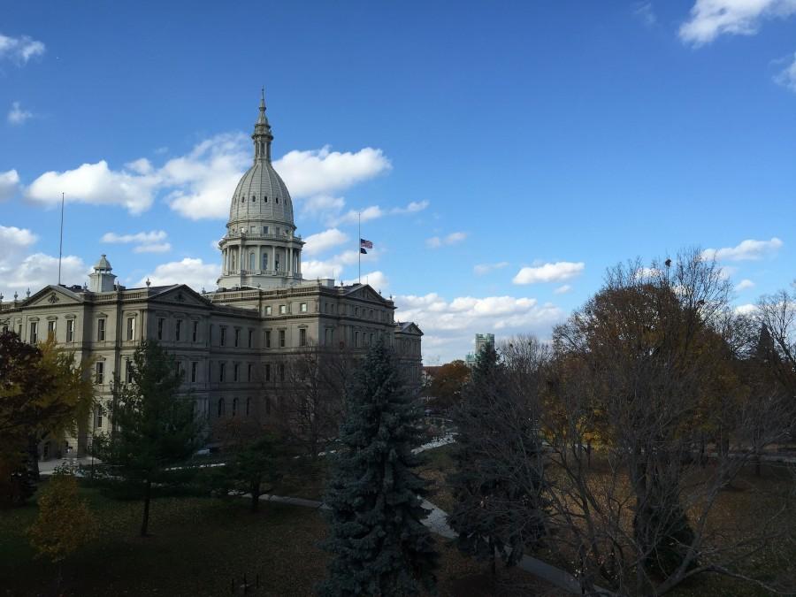 The capitol building in Lansing, where the state legislature will vote on Bill no. 4883.