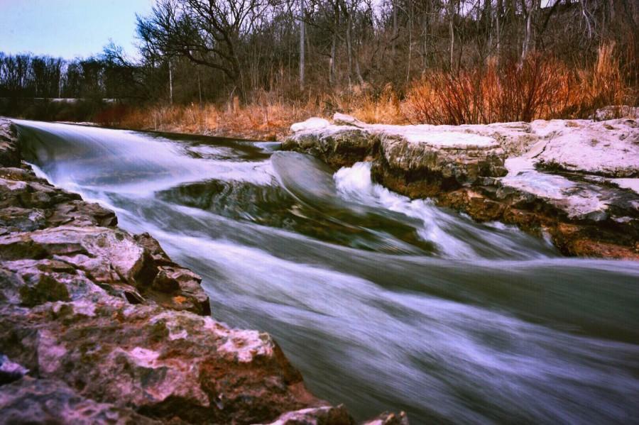 Argo Cascades, taken on Tuesday, March 8th during Steves advanced photography class. A long shutter speed is what makes the water look so smooth and fluid.