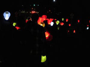 CHS Students Support Team Emma as They Light the Night