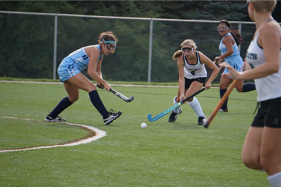 Skyline Eagles Field Hockey Team Takes on the River Rats