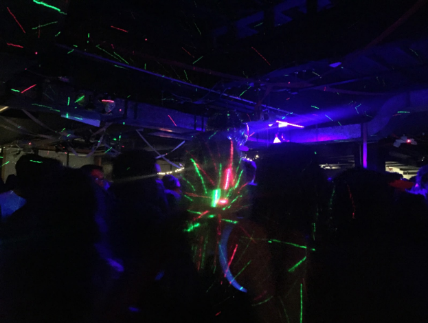 February 11th, high school students are “getting LOW” at the B-Side, flashing lights and people blur together in the whirling action of the event. 