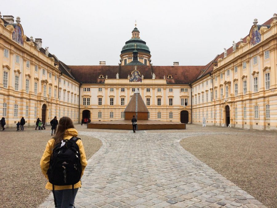 Anna and Josies choir spent multiple days in Austria before they arrived, which included a visit to the Melk Abbey in Melk, Austria.