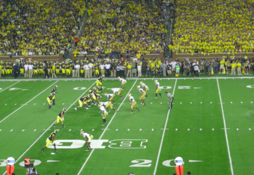 Michigans last victory against the Fighting Irish on Sep. 7, 2013.