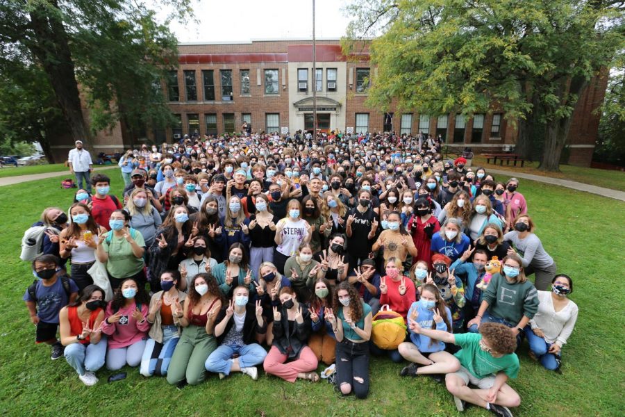 Students Gather for the Annual All-School Photo