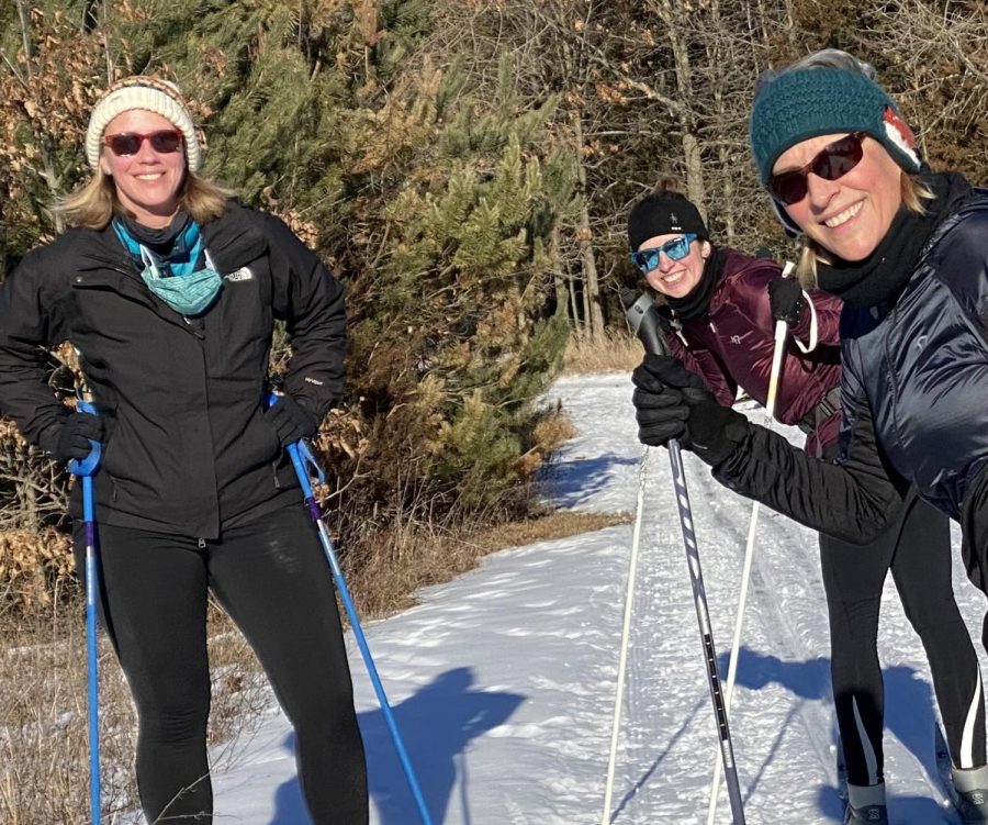 Marcy McCormick greatly enjoys cross country skiing as a way to stay active. Recently, she skied with fellow FOS teachers. I would say to get exercise and to have fun, [my favorite activity] would be cross country skiing, McCormick said.