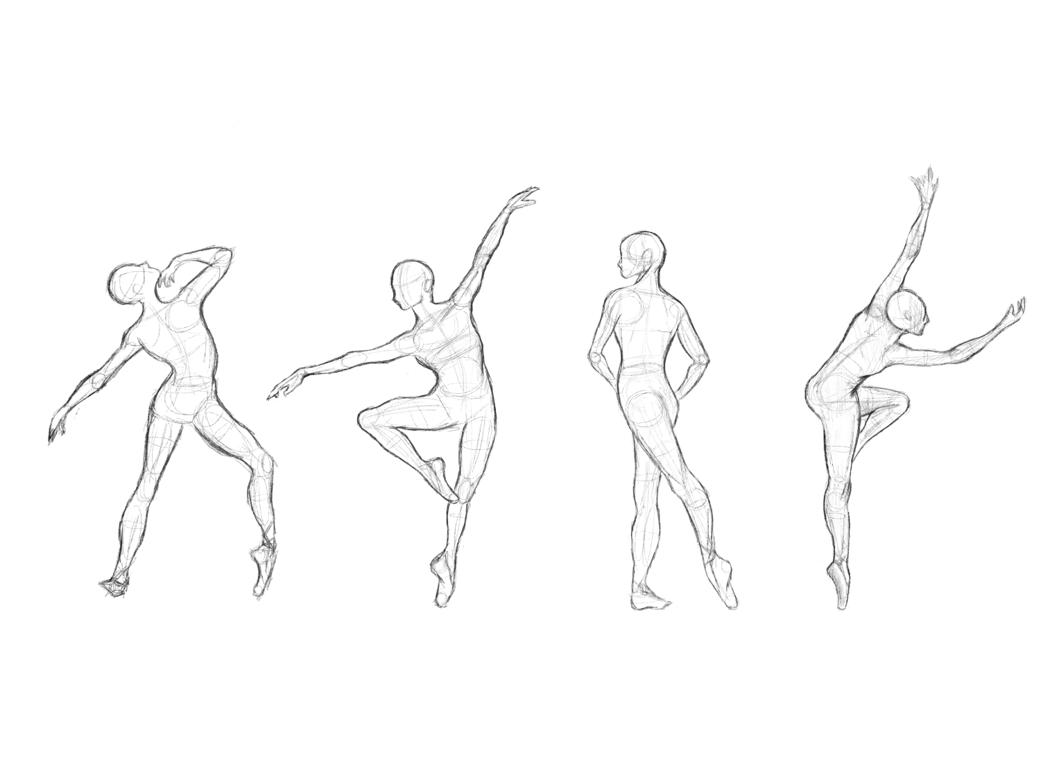 Ballerina Drawing Reference and Sketches for Artists