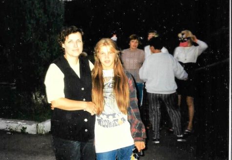 Picture from one of Olga Liskiwskyis last trips to Ukraine. In 1997 in the Carpathian Mountains (Ukraine) where I participated as a camp counselor for teens from various orphanages/schools from across Ukraine, Liskiwskyi said.