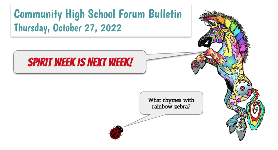 Forum Bulletin: 10/27