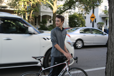 On his way to school, Charlie Beeson passes cars every day. He walks his bike when he doesn’t feel safe riding. “There are times where I’ve wondered how my life would change if I was hit by a car.”