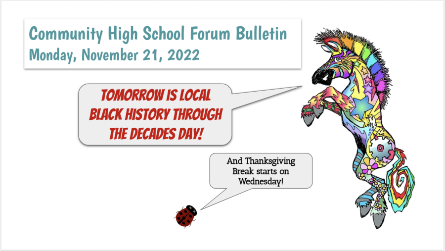 Forum Bulletin: 11/21
