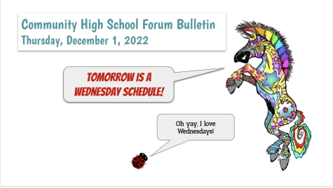 Forum Bulletin: 12/1