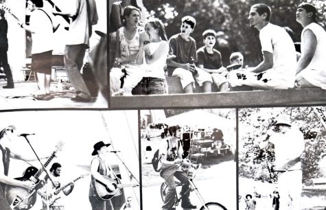 Photos of Commstock from the CHS 1997 Yearbook, where the event is spelled with two ms.
