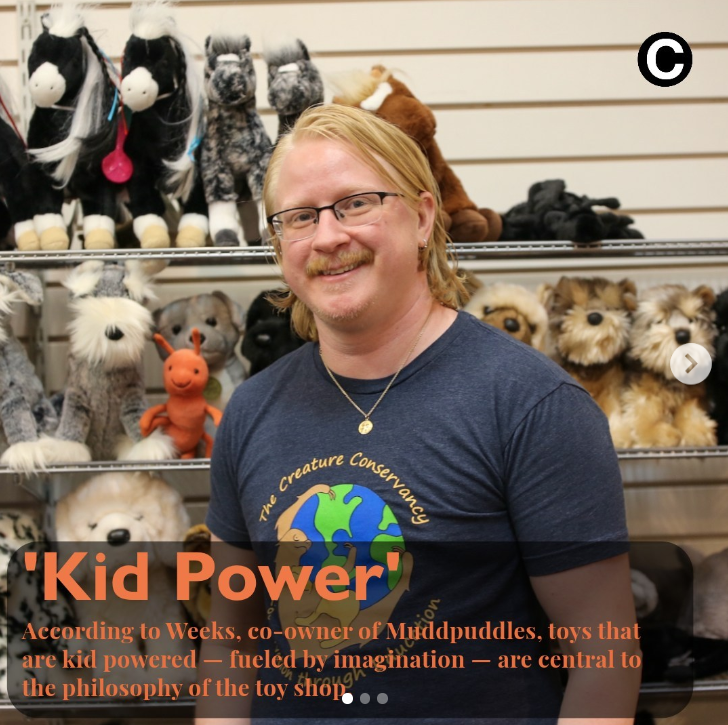 Kerrytown Spotlight: Aidan Weeks Makes Sure There are Kid-Powered Toys at Mudpuddles