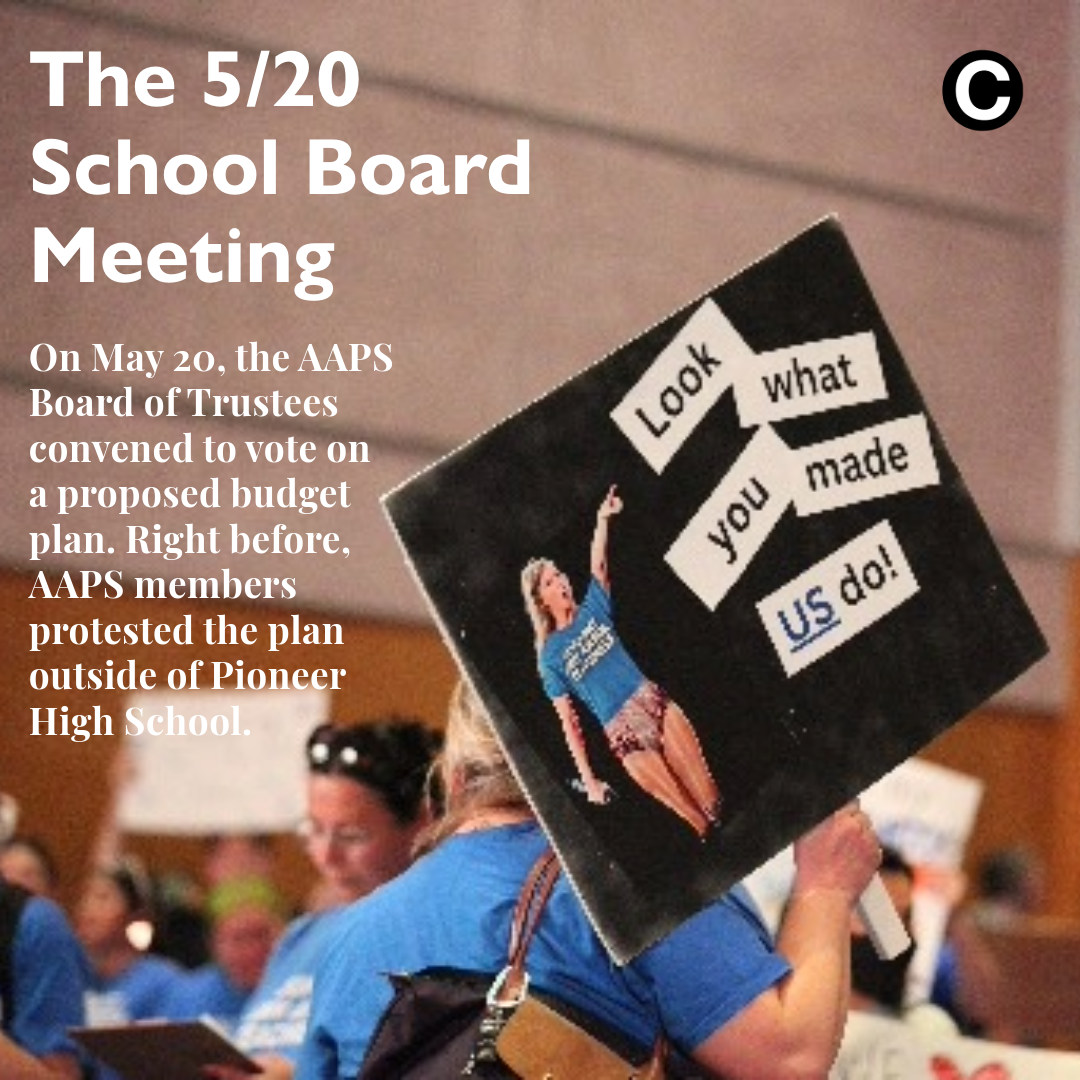 The 5/20 School Board Meeting