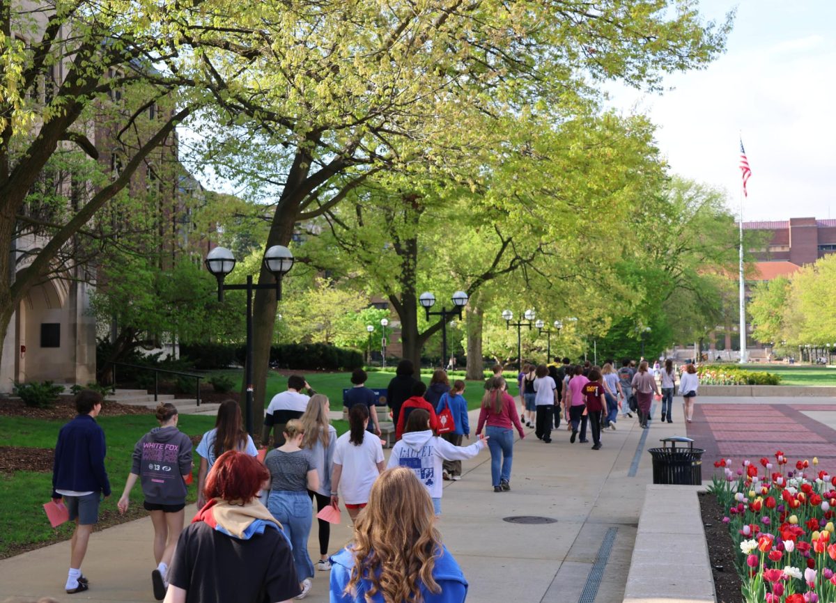 Marcy McCormick's FOS II class is wrapping up the school year on a high note. McCormick led the class to the University of Michigan Museum of Natural History and Planetarium. 
