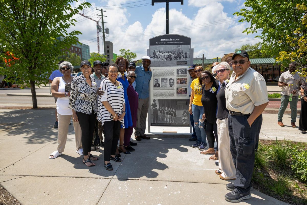 In May 2025, Jones School alumni gathered on the front lawn of now Community High School to celebrate the placement of the new monument. The plaque signifies the importance of Jones School and recognizes the people who went there. Many of the alumni came up to speak at the celebration and shared stories and memories of their time at Jones School. 