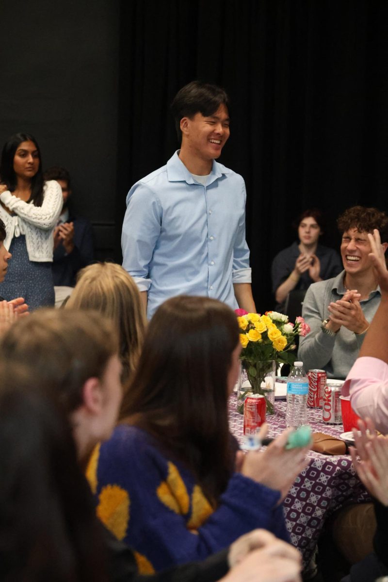 Anthony Wang (middle) is hilarious...to some. Like he did with Leo Castilho (right), he can't resist making people laugh. "There’s nothing more addictive than the sound of laughter after I drop a well-timed line," Wang said. "I live for that spark."