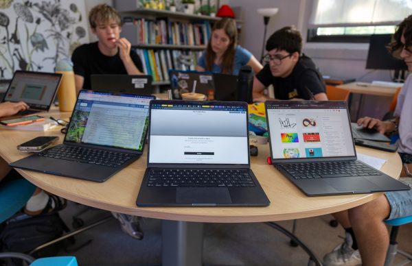New MacBook Air M4s that were distributed to high school students enrolled at Ann Arbor Public Schools.