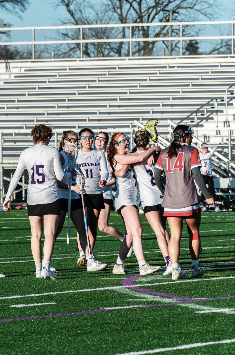 Pioneer High School's lacrosse game 