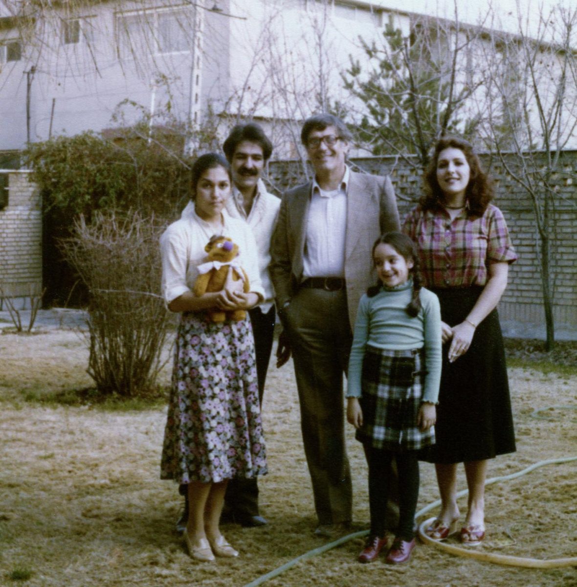 Roya Massoudi (Left) stands with some of her family in Tehran, Iran. 